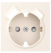 Donel A07 Матовый Кремовый Накладка Розетки с/з + USB ( A+C )