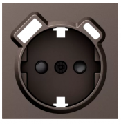 Donel A07 Мокко Накладка Розетки с/з + USB ( A+C )