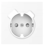 Donel S08 Матовый Белый Накладка Розетки с/з + USB ( A+C )