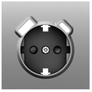 Donel S08 Серый Графит Накладка Розетки с/з + USB ( A+C )