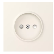 Donel S08 Матовый Кремовый Накладка Розетки с/з со шторками