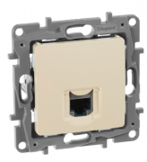 Legrand Etika Слоновая кость Розетка Компьютерная 1-ая RJ45 Cat.5e (UTP)