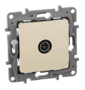 Legrand Etika Слоновая кость Розетка TV оконечная