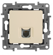 Legrand Etika Слоновая кость Розетка телефонная 1-ая RJ11