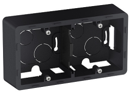 Legrand Inspiria Антрацит Коробка 2 пост для накладного монтажа