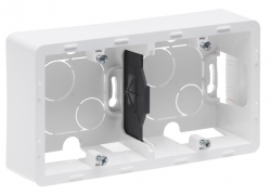 Legrand Inspiria Белый Коробка 2 пост для накладного монтажа