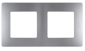 Legrand Etika Алюминий Рамка 2-ая