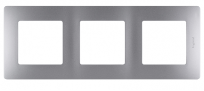 Legrand Etika Алюминий Рамка 3-ая