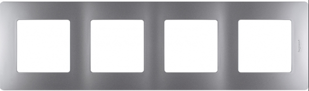 Legrand Etika Алюминий Рамка 4-ая