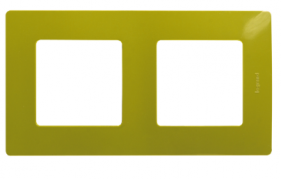 Legrand Etika Зеленый папоротник Рамка 2-ая