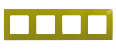 Legrand Etika Зеленый папоротник Рамка 4-ая