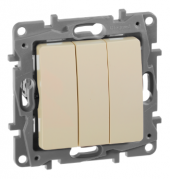 Legrand Etika Слоновая кость Выключатель 3-кл