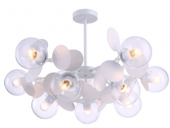 Freya Satellite Белый Люстра на штанге E27х10, FR5165PL-10W