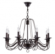 Freya Velia Коричневый Подвесная люстра E14х8, FR2046-PL-08-BR