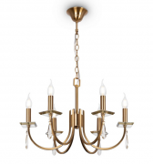 Freya Forte Латунь Подвесная люстра E14х6, FR1006PL-06G
