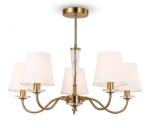 Freya Osborn Латунь Люстра на штанге E14х5, FR2027PL-05BS