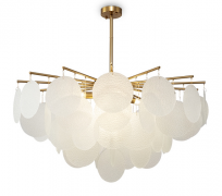 Freya Porto Латунь Люстра на штанге E14х8, FR5104PL-08BS