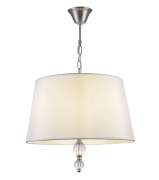 Freya Milena Никель Подвесная люстра E14х3, FR5679PL-03N