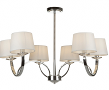 Freya Tina Хром Люстра на штанге E14х6, FR5034PL-06CH