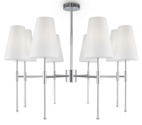 Freya Tida Хром Люстра на штанге E14х8, FR5196PL-08CH