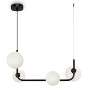 Freya Perlina Черный Подвесная люстра G9х4, FR4005PL-04B