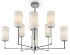 Freya Agnes Хром Люстра на штанге E14х8, FR5184PL-08CH
