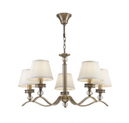 Freya Alessandra Бронза Антик Подвесная люстра E14х5, FR2016PL-05BZ