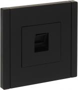 IEK Fortepiano Черный Розетка Компьютерная 1-ая RJ45 Cat.6e