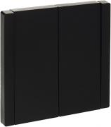 IEK Fortepiano Черный Переключатель 2-клавишный