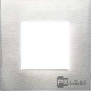 Рамка
Zenit,  1 пост,   цвет - стальной,  металл