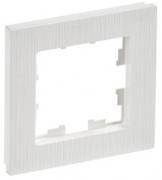 IEK Brite Base Белый Рифленый Рамка 1-ая