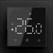 Donel Черное Стекло Регулятор теплого пола с недельным программированием, с Wi-Fi 16 A 55*55 мм