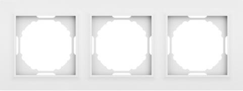 Donel A07 Wave Матовый Белый Рамка 3-ая