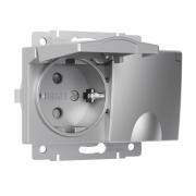 Розетка
Alumax,  Slab,  Senso,  Baguette,  Acrylic,  Platinum,  Elite,  Snabb,  Stream,  Flock,  Stark,  Fiore,  Favorit,  Diamant,  Aluminium,  Antik,  Metallic,  со шторками,  с крышкой,  с заземлением,  двойная,  винтовые клеммы,   цвет - серебряный