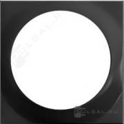 Рамка квадратSimon 88, 1 пост, цвет - графит, пластмасса