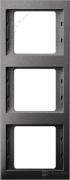 Рамкa
K.1,  3 поста,   цвет - антрацит матовый,  пластмасса