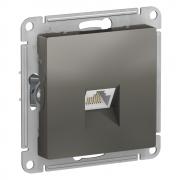 Atlas Design Сталь Розетка компьютерная 1-ая RJ45, кат.6a (FTP)