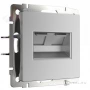 Розетка компьютерная RJ45 Кат.5е UTP
Alumax,  Split,  Slab,  Senso,  Baguette,  Acrylic,  Platinum,  Elite,  Snabb,  Stream,  Flock,  Stark,  Fiore,  Favorit,  Diamant,  Aluminium,  Antik,  Metallic,  двойная,   цвет - серебряный