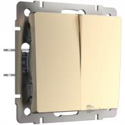 Переключатель
Alumax,  Split,  Slab,  Senso,  Baguette,  Acrylic,  Platinum,  Elite,  Snabb,  Stream,  Flock,  Stark,  Fiore,  Favorit,  Diamant,  Aluminium,  Antik,  Metallic,  двухклавишный,  без подсветки,   цвет - шампань