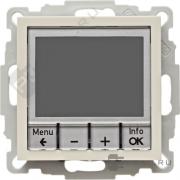 Терморегулятор 10А, НО-контакт, 230В
S.1,  клавишный,  датчик t° воздуха (встроенный),  с возможностю подключения датчика t° пола,  с таймером,   цвет - бежевый глянцевый