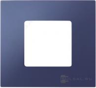 Рамка-декорSimon 27 play, 1 пост, цвет - синий, пластмасса