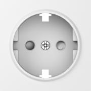 Donel A07 Матовый Белый Накладка Розетки с/з со шторками