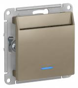 Atlas Design Шампань Переключатель карточный с задержкой времени