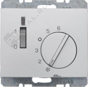 Терморегулятор 10А, НЗ-контакт, 230В
K.5,  поворотный,  датчик t° воздуха (встроенный),  без таймера,   цвет - нержавеющая сталь