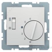 Терморегулятор воздуха помещений 5А, ПК-контакт, 230В
S.1,  поворотный,  датчик t° воздуха (встроенный),  без таймера,   цвет - полярная белизна глянцевый