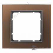 Рамкa
B.3,  1 пост,   цвет - коричневый,  антрацит матовый,  металл