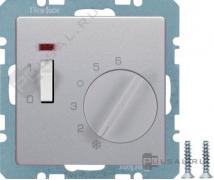 Терморегулятор 10А, НЗ-контакт, 230В
Q.1,  Q.3,  Q.7,  поворотный,  датчик t° воздуха (встроенный),  без таймера,   цвет - алюминий бархат