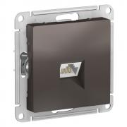 Atlas Design Мокко Розетка компьютерная 1-ая RJ45, кат.6a (FTP)