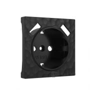 Накладка
Hammer,  USB type-A 5V,  Электр. с USB,  двойная,   цвет - черный