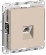 Atlas Design Песочный Розетка телефонная 1-ая RJ11